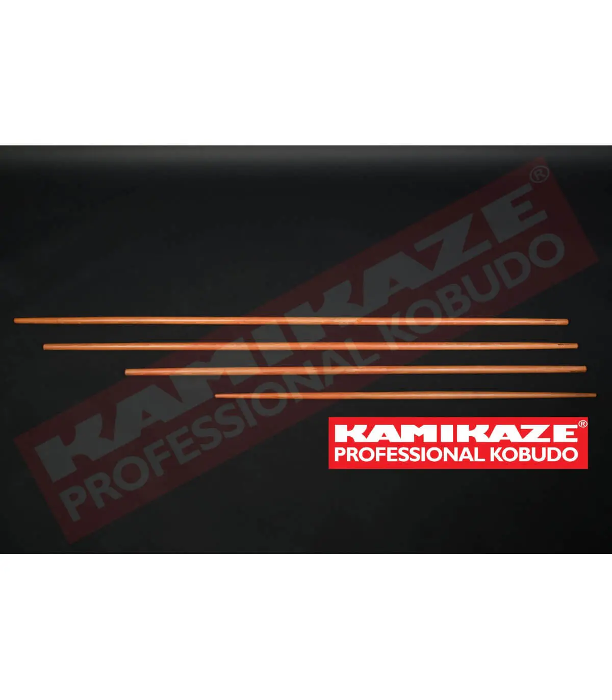 BO Kamikaze Professionnel Kobudo conique-fait-a-la-main-chene