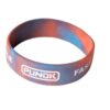 Bracelet en silicone rouge-bleu-19mm-Punok