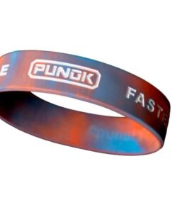Bracelet en silicone rouge-bleu 19mm Punok