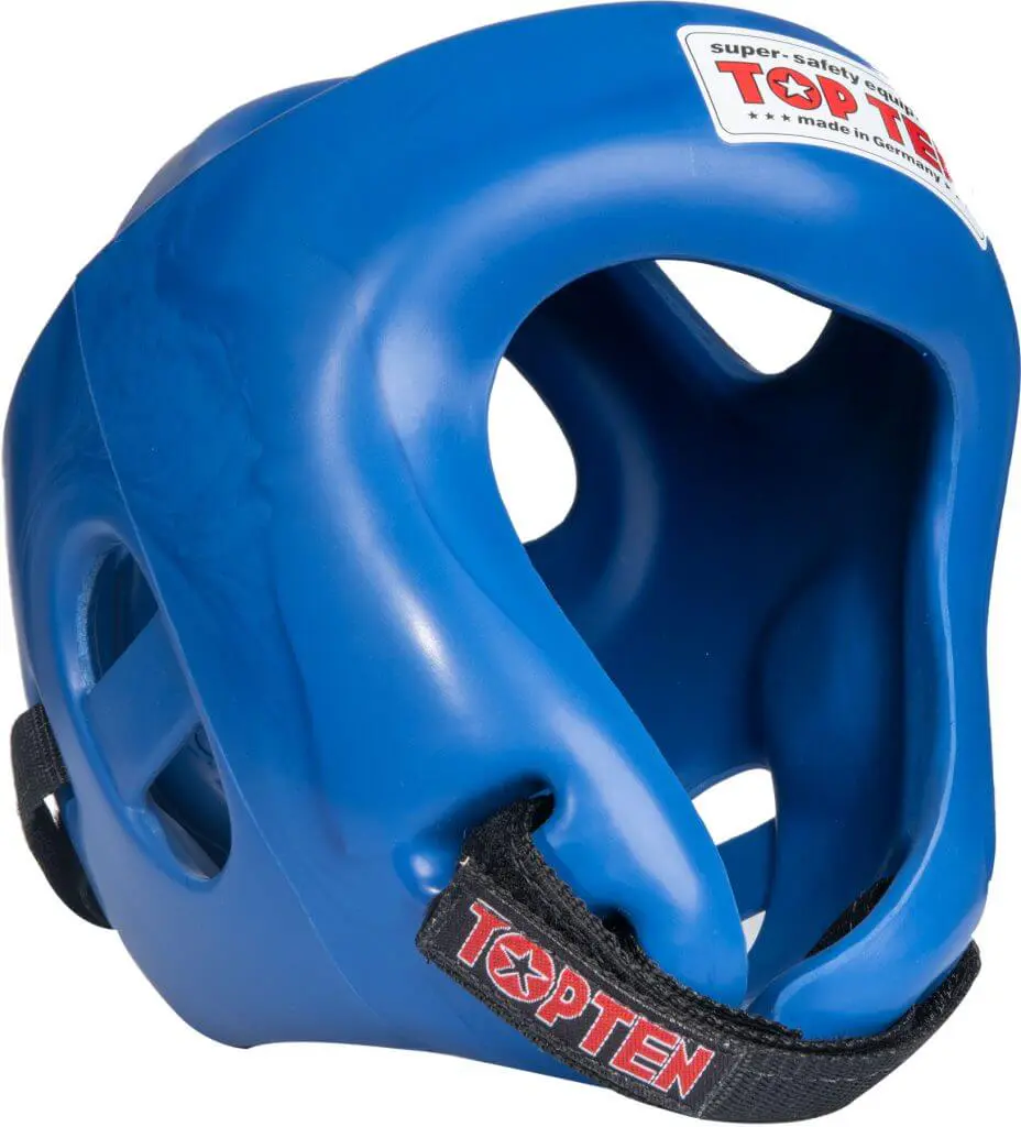 Casque de Boxe Competition Fight Top Ten France-bleu