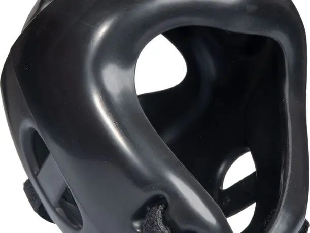 Casque de Boxe Competition Fight Top Ten France-noir