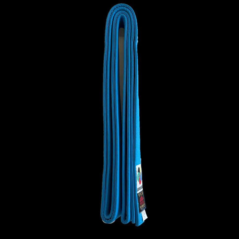 Ceinture compétition Karate SHUREIDO Kata Rouge ou bleu Coton - WKF 7 Ceinture compétition Karate SHUREIDO bleu Coton – Approuvée WKF
