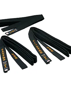 Ceinture noire coton Kaiten