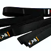 Ceinture noire en soie naturelle Kaiten extra épaisse 2 Ceinture noire en soie naturelle Kaiten extra épaisse