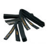 Ceinture noire satin Kaiten