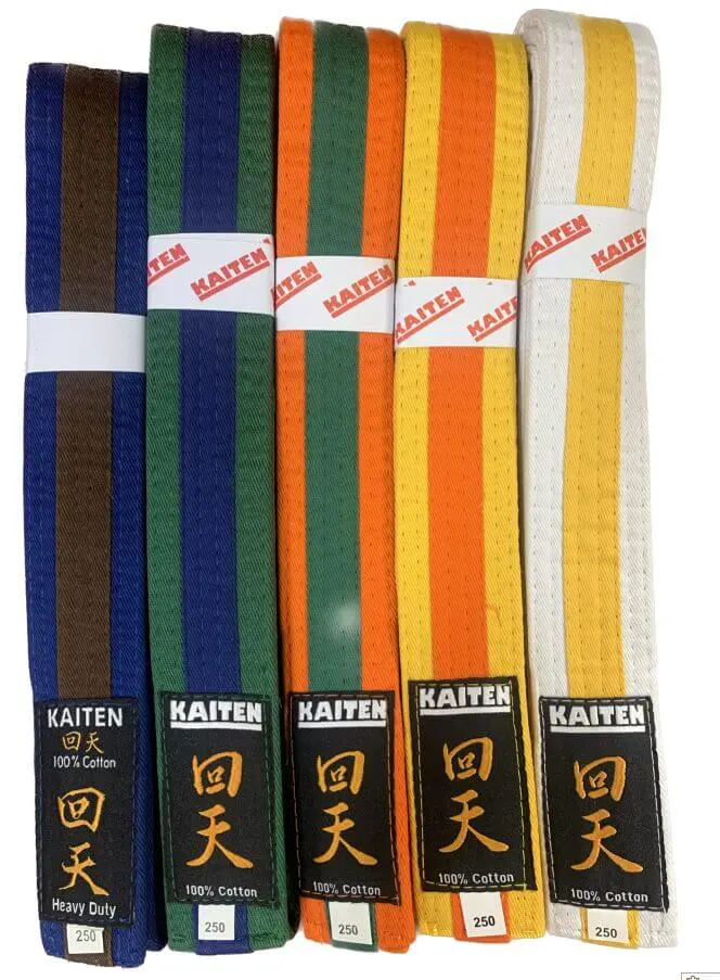 Ceintures Bicolore Kaiten 100% coton