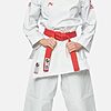 Kimono Karate Kata Deluxe Evo Combo Set – Premier League - rouge