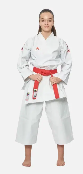 Kimono Karate Kata Deluxe Evo Combo Set – Premier League - rouge