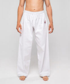 Pantalon Karaté Training FUJI-MAE-blanc