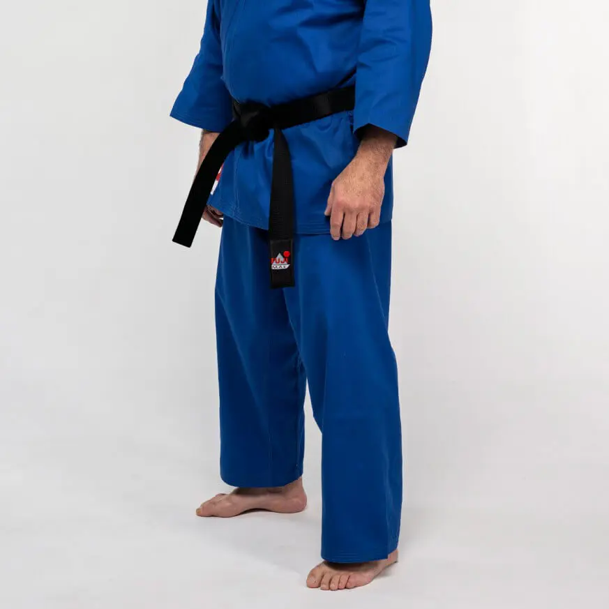Pantalon Karaté Training FUJI-MAE-bleu
