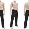 Pantalon Tangzhuang Coton noir