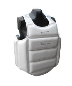 Plastron Externe Body Protector ARAWAZA Blanc - WKF - U-14
