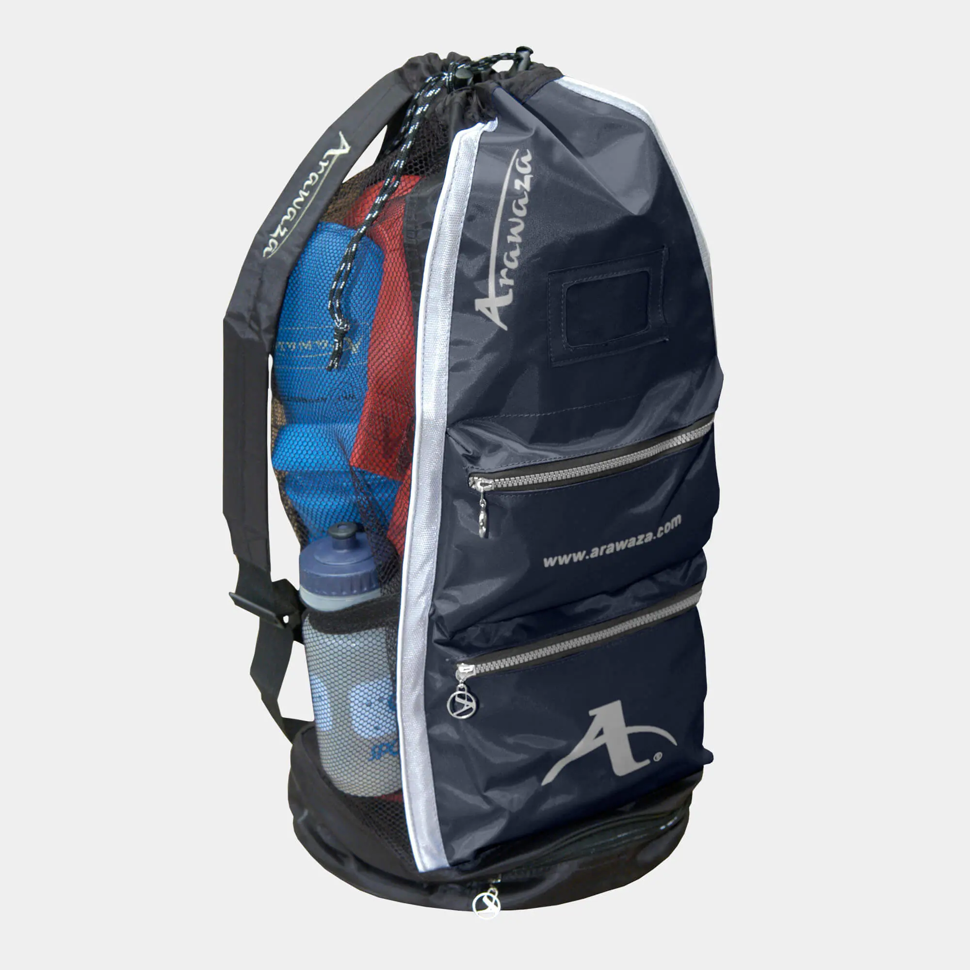 Sac GEAR BAG Arawaza pour compétition de Karate-bleu marine
