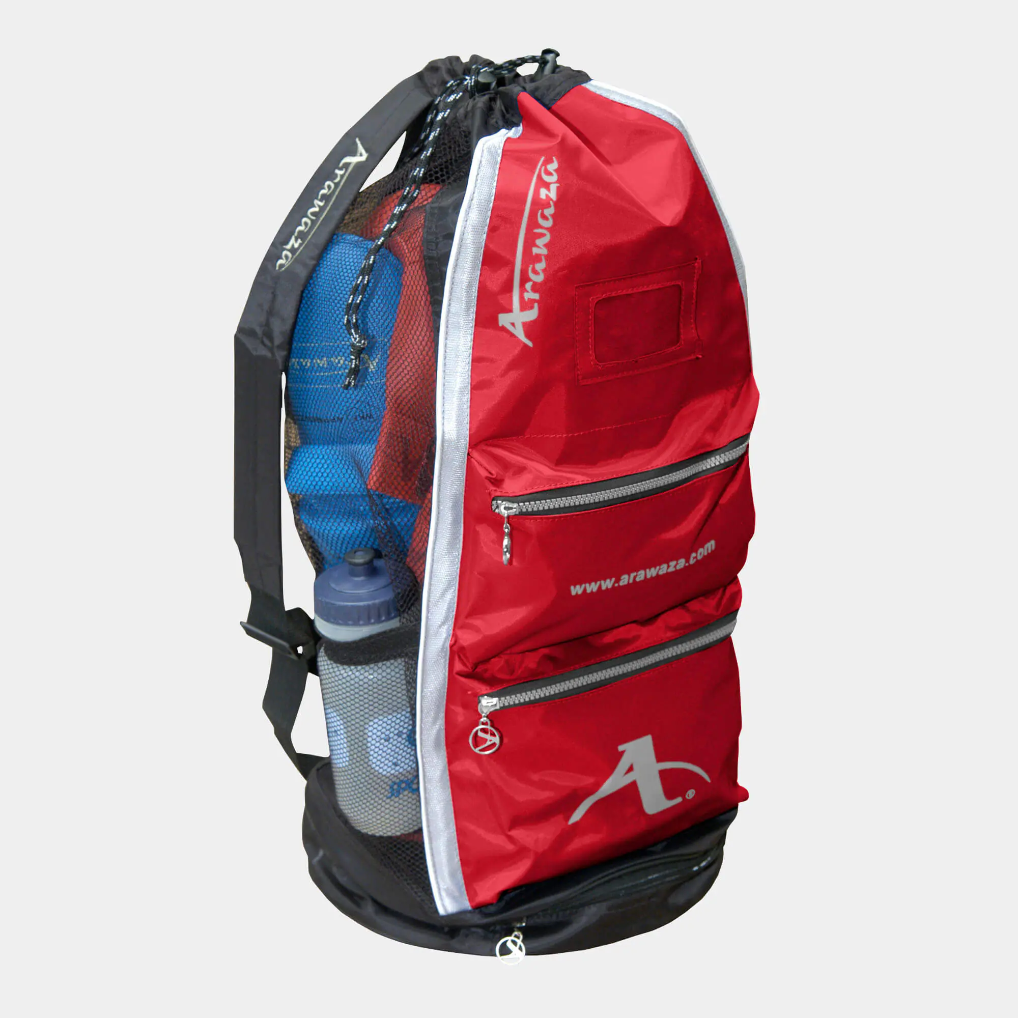 Sac GEAR BAG Arawaza pour compétition de Karate-rouge