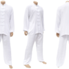 Tenue Tai Chi en Viscose et Coton blanc