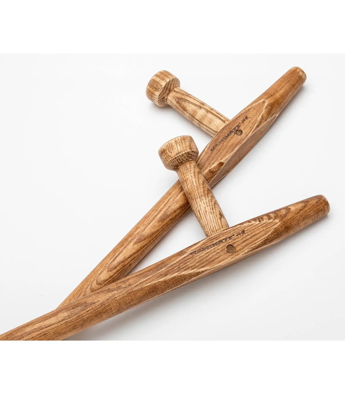 Tonfa Kamikaze Professionnel Kobudo chêne rond - la paire