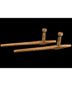 Tonfa Kamikaze Professionnel Kobudo chêne rond - paire