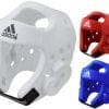 Casque d'entraînement Karate ADIDAS Blanc Bleu ou Rouge