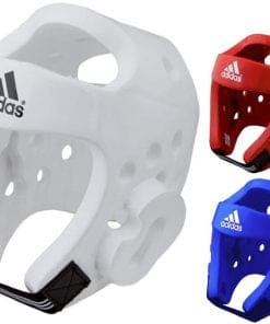 Casque d'entraînement Karate ADIDAS Blanc Bleu ou Rouge