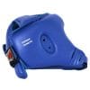 casque karate contact bleu confort