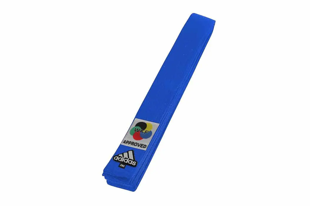 ceinture de karate adidas elite b242k-wkf bleu