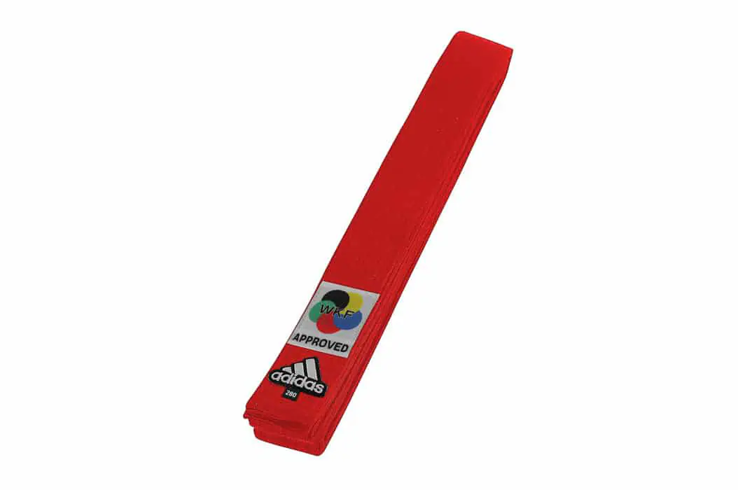 ceinture-de-karate-adidas-elite-b242k-wkf-rouge