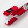 Ceinture de Karate Rouge et Blanche KAMIKAZE - coton qualité supérieure