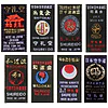 Ceinture de Karate Rouge et Blanche SHUREIDO Coton - Extra Large 7 ceinture-karate-shureido-rouge-et-blanche-6-eme-dan-etiquettes
