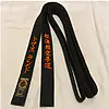 Ceinture noire karate HIROTA Satin qualité supérieure - Extra-large