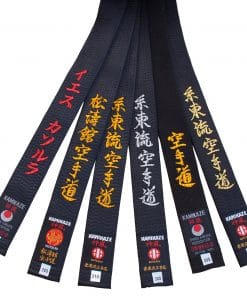 ceinture-noire-kamikaze-satin-ou-coton-eventail-broderies-etiquettes-style-karate