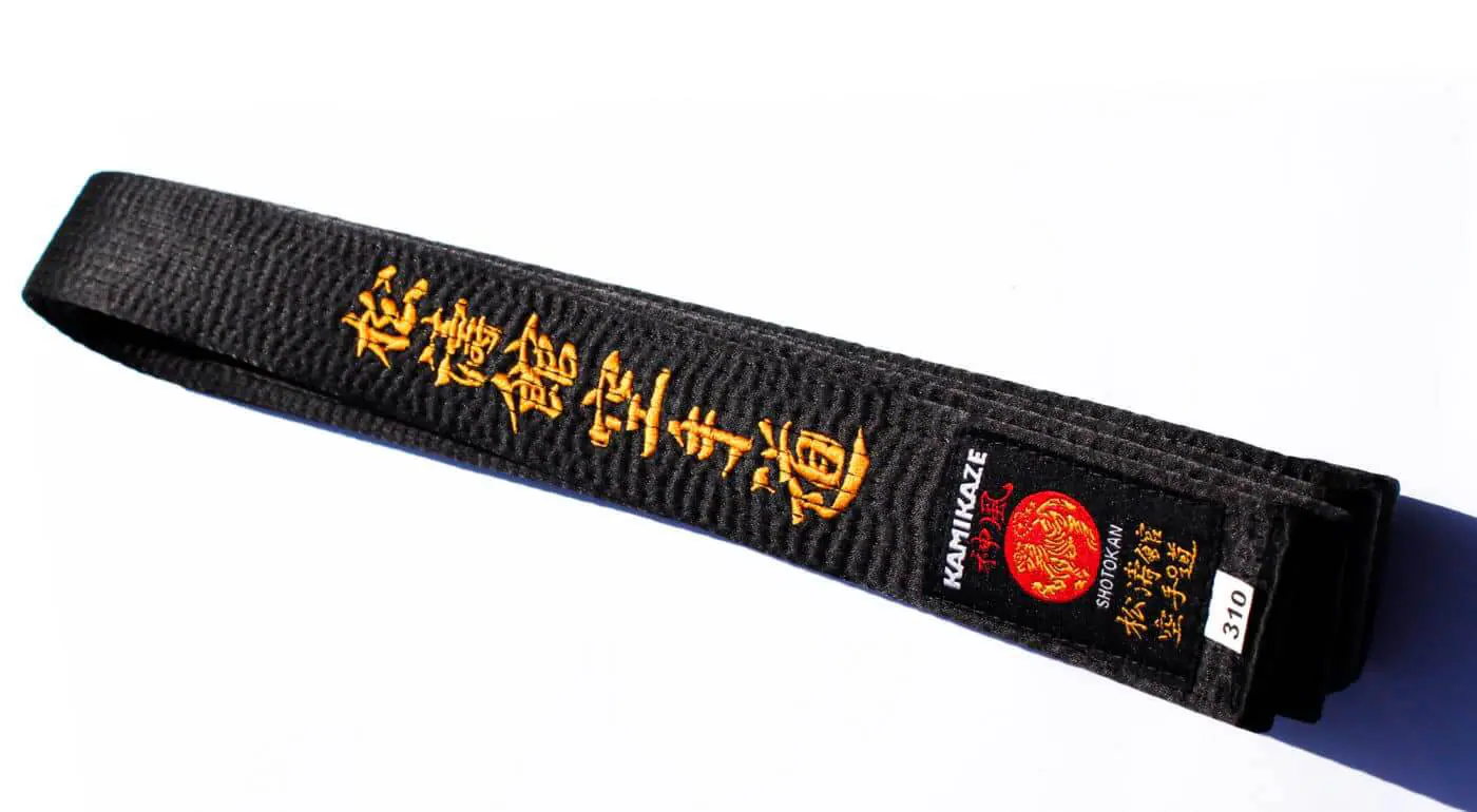 ceinture-noire-kamikaze-satin-speciale-shotokan
