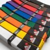Ceintures arts martiaux de couleur