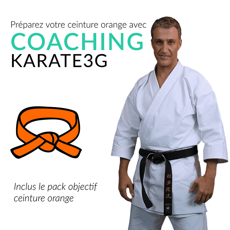 Cours de Karate en ligne Ceinture orange PACK OBJECTIF Karate3G™ 4 coaching-karate3g-ceinture-orange-formation-de-karate-en-video