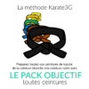 Cours de Karate en ligne Ceinture Blanche à Noire PACK OBJECTIF Karate3G™ 1 Cours de Karate en ligne Ceinture Blanche à Noire PACK OBJECTIF Karate3G™ vidéo