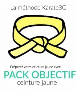 Cours de Karate en ligne Ceinture jaune PACK OBJECTIF Karate3G™ video