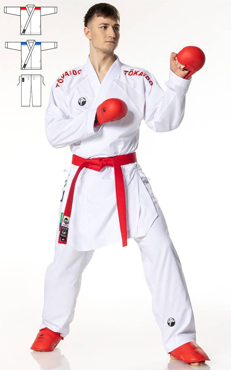 Kimono Karate Tokaido Set Kumité Master Recycled WKF 4 Karate Gi Set Tokaido Kumite Master Recyclé