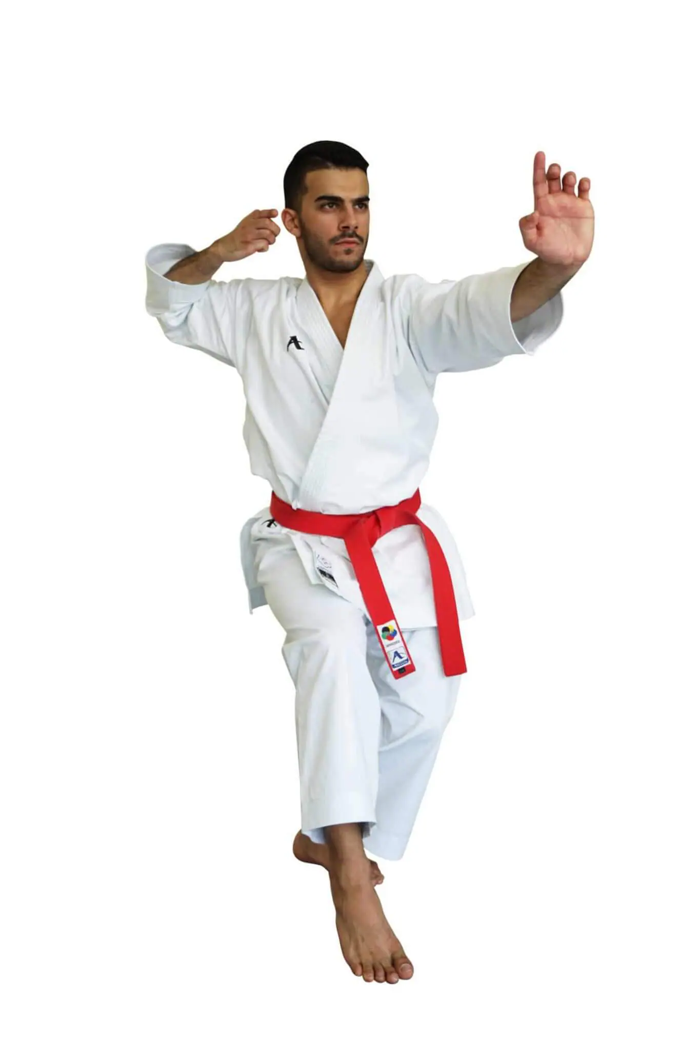 kimono-karate-gi-arawaza-black-diamond-neko-ashi-dashi-kamae