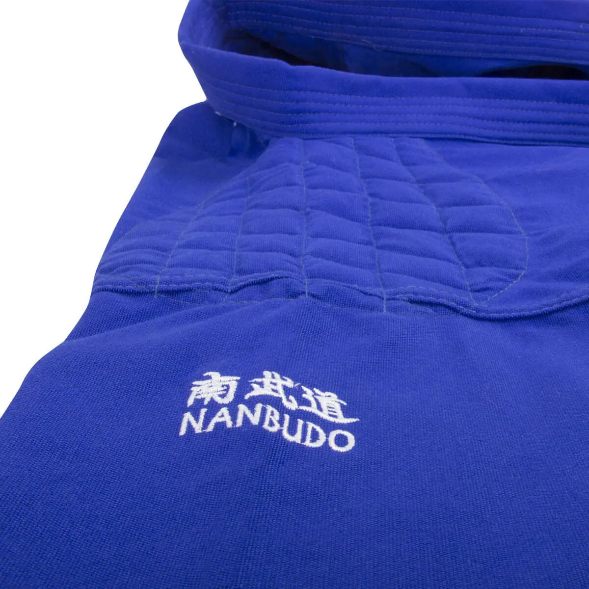 kimono-karate-gi-nanbudo-officiel-fujimae-veste-bleue-broderie-epaule
