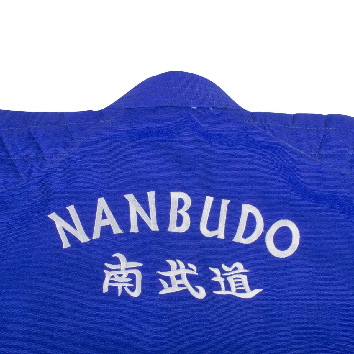 kimono-karate-gi-nanbudo-officiel-fujimae-veste-bleue-broderie-nuque