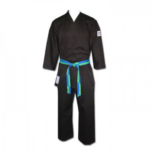 Kimono Karaté Entrainement Noir - Noris - Image 2
