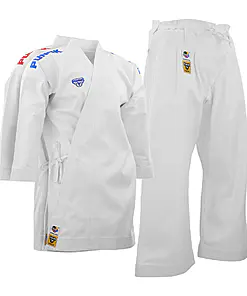 Kimono Karate PUNOK WKF Compétition Gold Kata 3 pièces