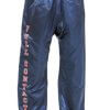 pantalon-full-contact-marquage-fc-budo-fight-Bleu