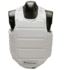 plastron body protector arawaza blanc sur mannequin