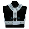 plastron-body-protector-arawaza-blanc-sur-mannequin-arriere