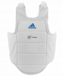 Plastron de Karate Adidas Body Protector WKF - Blanc - pour la compétition. Modèle ADIP03