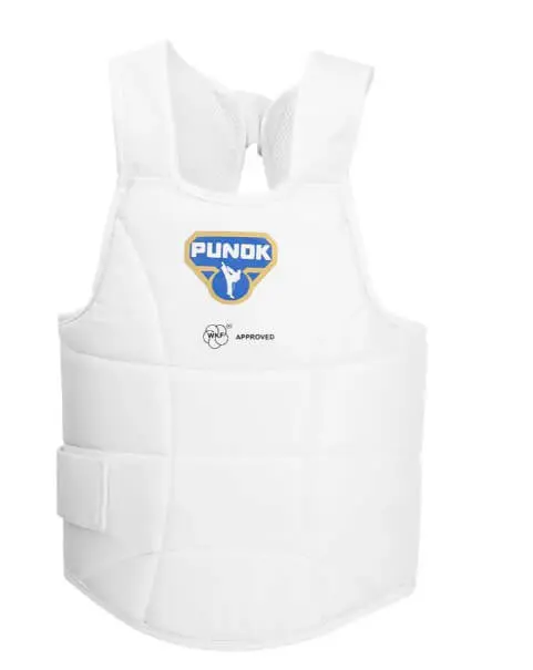 plastron-de-karate-punok-body-protector-wkf-blanc