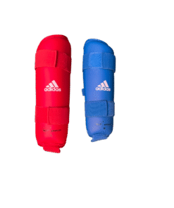 protege-tibia-adidas-rouge-bleu