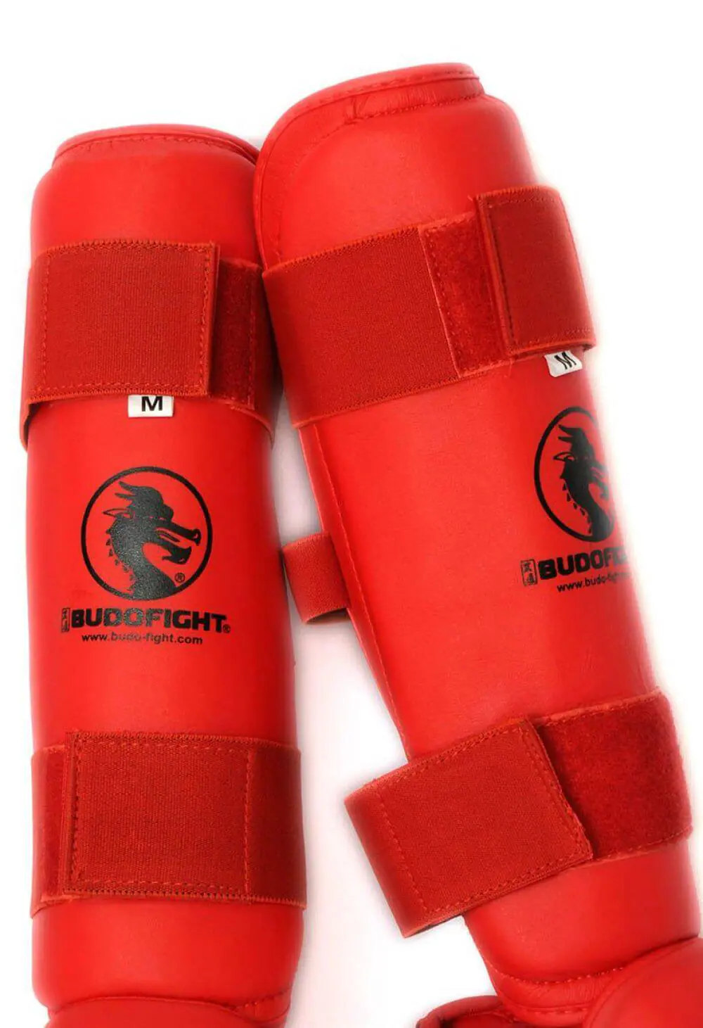 protege-tibia-detachable-pu-budo-fight-rouge-2