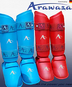 Protèges tibia et pieds Karate ARAWAZA