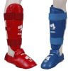 proteges tibia et pieds noris bleu ou rouge ffk